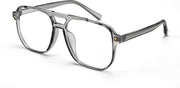 Transparent Grey Frame / 54 Millimeters | B09MRS82Z2 | FEISEDY Blue Light Glasses for Women Men Oversized Pilot Lightweight B2866