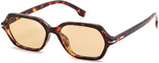 Tortoise Frame Tea Lens / 53 Millimeters | B0HJYM5LNR | FEISEDY Classic Square Sunglasses for Women Men, Retro Trendy Shades B0493
