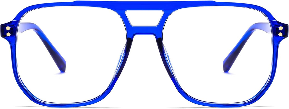 ÉÌƷͼƬ 52 | B0C6ZZXZ3F | FEISEDY Blue Light Glasses for Women Men Oversized Pilot Lightweight B2866