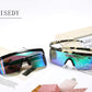 商品图片 48 | B096SD9GGG | FEISEDY Oversized Mirror Shield Sport 80s Sunglasses Ski Goggles Flat Top One Piece Futuristic Visor Women Men B2522