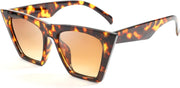 Leopard / 52 Millimeters | B07N5JCQX3 | FEISEDY Vintage Square Cat Eye Sunglasses Women Trendy Cateye Sunglasses B2473