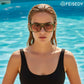 商品图片 58 | B0H2V9BFS5 | FEISEDY Retro Polarized Aviator Square Sunglasses for Women Men UV400 B0357