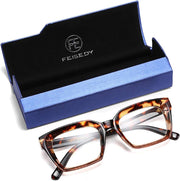 ÉÌƷͼƬ 49 | B082SGFPVF | FEISEDY Glasses Frame Womens, Square Thick Eyeglasses Frame, Classic Eyewear for Men B2461