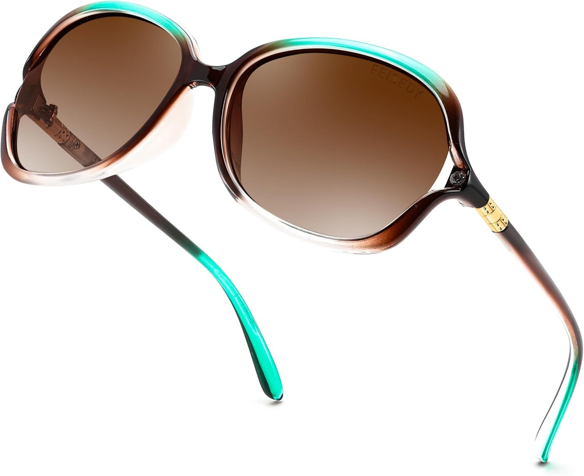 ÉÌƷͼƬ 22 | B0H8N71P98 | FEISEDY Fashion Polarized Sunglasses for Women Butterfly UV400 B0424