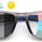 Photochromic+grey / Rectangular / 4.0 x | B0GLF3GCBL | FEISEDY Progressive Multifocal Reading Glasses Blue Light Blocking B0397 | Sports Square Frame Near-Far Dual Use Blue Light Blocking Reading Glasses for Women Men