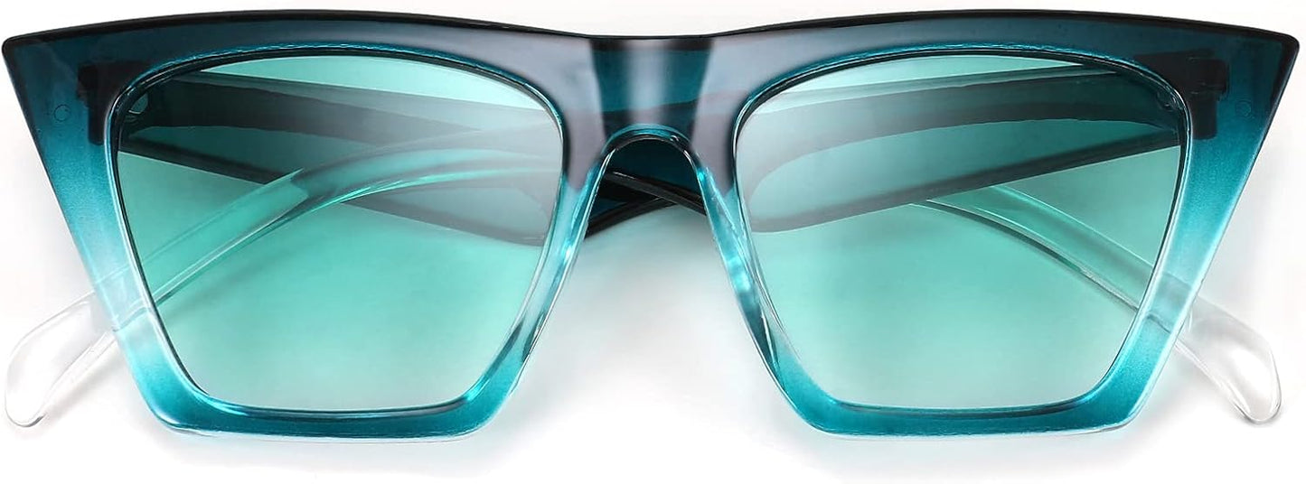 商品图片 81 | B0C5378735 | FEISEDY Vintage Square Cat Eye Sunglasses Women Trendy Cateye Sunglasses B2473