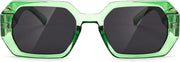 ÉÌƷͼƬ 17 | B0CNPQGQRW | FEISEDY Retro Rectangle Sunglasses for Women Men Classic Square Rhinestone Frame Sun Glasses Polygon Designer UV400 B0047