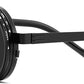 Black Aviator 0319 / 46 Millimeters | B0FK4P7ST9 | FEISEDY Adjustable Sunglasses Polarized Men, Round Metal ND Filter B1400