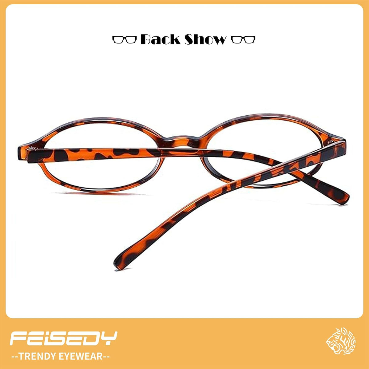 ÉÌƷͼƬ 26 | B0DKNKBFBX | FEISEDY Y2K Retro Oval Nerd Blue Light Glasses for Women B0258