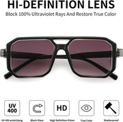 ÉÌƷͼƬ 22 | B0B9BNZRMZ | FEISEDY Retro Aviator Square Sunglasses for Women Men UV400 B2939