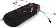 ÉÌƷͼƬ 21 | B08LNLRPLD | FEISEDY Lightweight Rimless Titanium Stainless Steel Anti-Blue Light Reading Glasses B2686