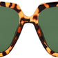 商品图片 110 | B08HVPGJW5 | FEISEDY Sunglasses Womens Trendy, Oversized Square Shades, Pearl Inlay Cat Eye Frame UV400 Protection B2625