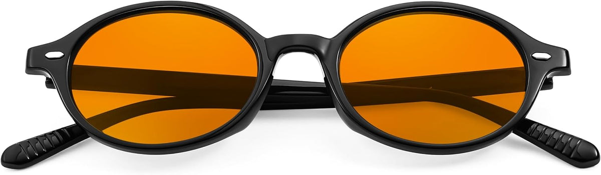 ÉÌƷͼƬ 95 | B0DTHVTKB5 | FEISEDY Retro Oval Sunglasses for Women 90s Narrow Round Lightweight Shades Y2k Trendy Sunnies B1171