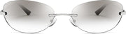 ÉÌƷͼƬ 10 | B0BZPBKFF1 | FEISEDY Trendy Rimless Oval Sunglasses for Women Men Retro 90s Eyewear Frame Y2K Glasses B2393