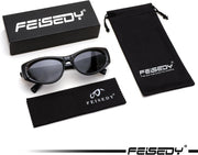ÉÌƷͼƬ 7 | B0DHWVFXXY | FEISEDY Retro Oval Sunglasses UV400 Protection Retro Y2K Sunglasses B0234