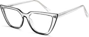 ÉÌƷͼƬ 8 | B0BHT5M418 | FEISEDY Women Cat Eye Blue Light Blocking Glasse Frame Fake Nerd Clear Square Computer Eyewear Anti Eyestrain B2353