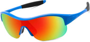 02 Blue Frame Red Mirrored Lens Black Legs / Large | B0CZ8JM9PF | FEISEDY Polarized Sports Sunglasses for Kids Youth Baseball Cycling Running Glasses for Boys Girls Age 3-12 B0142