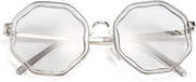 ÉÌƷͼƬ 3 | B081B142ZJ | FEISEDY Fashion Design Polygon Sunglasses Women Chic Geometric Retro Shade B2542