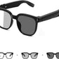 Photochromic Lenses | B0H11TXL5T | FEISEDY AI Smart Glasses with Camera, Real-Time Translation&Recording, AI Assistant, Open-Ear Bluetooth Audio, Photo Capture, Smart Eyewear for Travel Business & Daily Use B1736 (Photochromic Lenses)