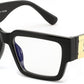 商品图片 8 | B0GQZ4LZK8 | FEISEDY Retro Trendy Rectangle Blue Light Glasses for Women Men B0365