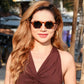 商品图片 22 | B0FHKKRN89 | FEISEDY Retro Square Sunglasses Women Men Vintage Trendy Shades UV400 Protection B0306