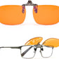商品图片 7 | B0FZKQ9RL5 | FEISEDY Clip on Rimless One Piece Blue Light Glasses for Woman Men B0360