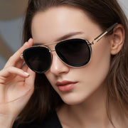 ÉÌƷͼƬ 2 | B0FPQ6L6K1 | FEISEDY Retro Polarized Aviator Sunglasses for Women Men B0259