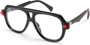 Black / 50 Millimeters | B0CFFCHNVJ | FEISEDY Aviator Frame Glasses for Women Men Blue Light Blocking Glasses Anti Glare Computer Eyeglasses B0039