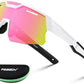 002 White Frame Pink Mirrored Lens / Large | B0D78QLYSJ | FEISEDY Kids Teens Baseball Polarized Sunglasses Sports Cycling Glasses for Youth Boys Girls Age 8-16 B0157