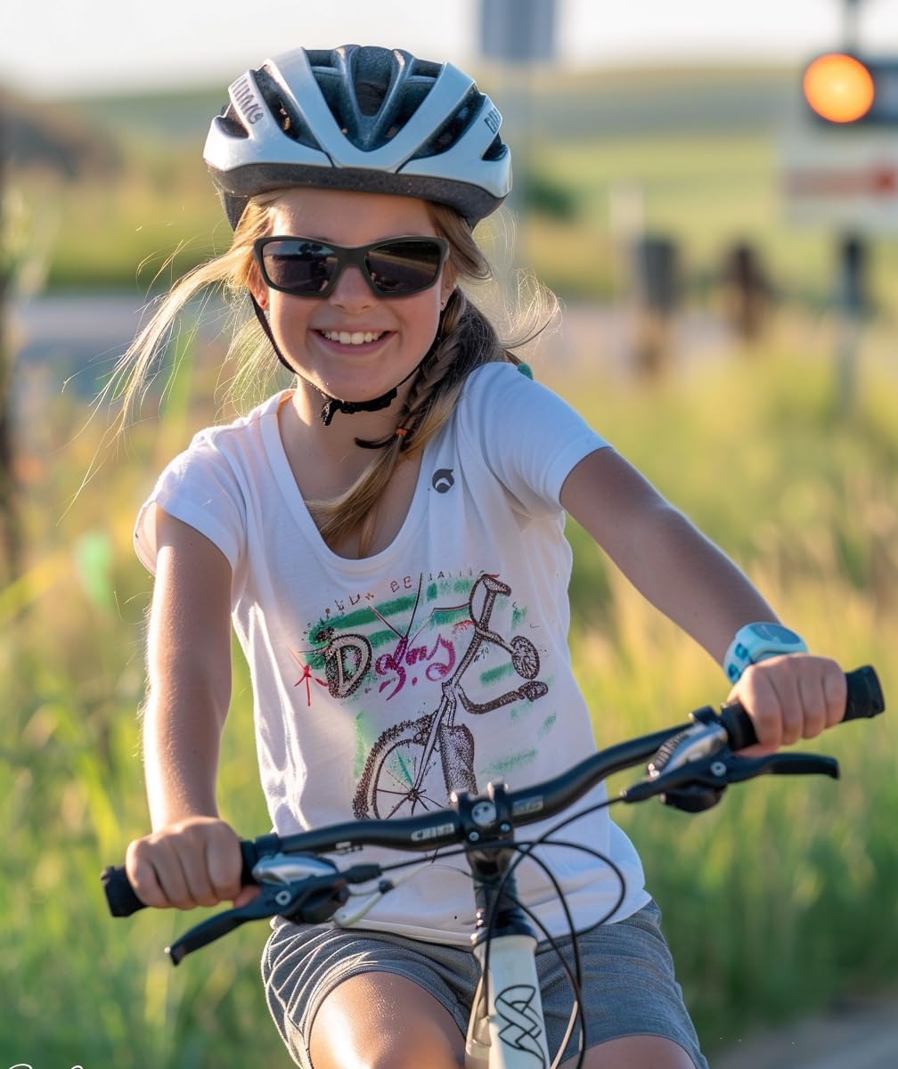 商品图片 2 | B0D1GDXPL3 | FEISEDY Kids Polarized Sunglasses TR90 Sports Cycling Glasses UV400 for Boys Girls Age 3-10 B0160