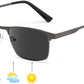 商品图片 10 | B0G1BLY966 | FEISEDY Classic Blue Light Reading Glasses Men,Metal Frame Readers with Spring Hinge, Anti Glare Eyeglasses for Reading B0337