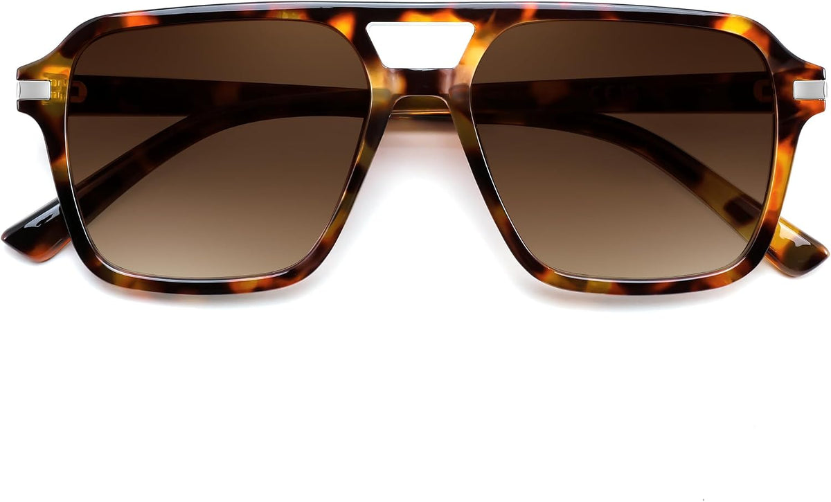 ÉÌƷͼƬ 15 | B0H1W78PMP | FEISEDY Retro Square Aviator Sunglasses Women Men 70s Trendy B0434