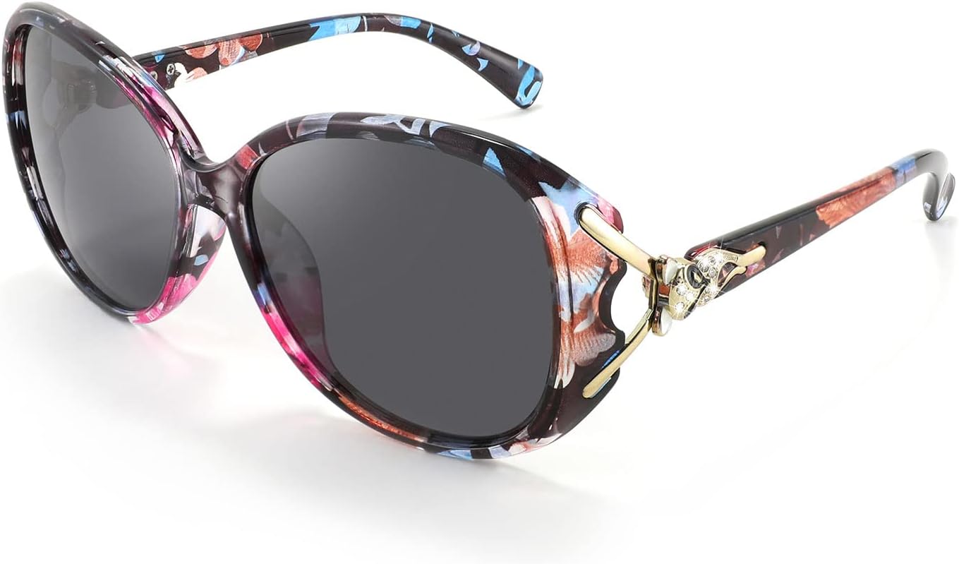 Floral / 58 Millimeters | B09SFZK3HZ | FEISEDY Oversized Polarized Sunglasses Women Men Large Shades B2730