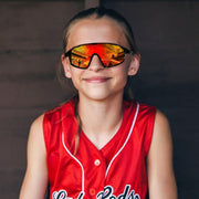 ÉÌƷͼƬ 10 | B0DFLMHFF6 | FEISEDY Kids Teens Baseball Polarized Sunglasses Lightweight TR90 Frame UV400 Sports Cycling Shades for Boys Girls B0186