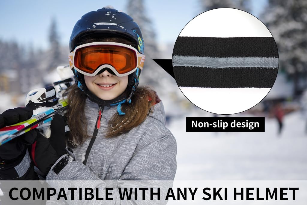 商品图片 9 | B0CHF64BPK | FEISEDY Kids Ski Goggles,Snowboard Goggles for Boys Girl Youth,OTG Anti Fog UV Protection Snow Goggles B0019