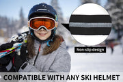 商品图片 9 | B0CHF64BPK | FEISEDY Kids Ski Goggles,Snowboard Goggles for Boys Girl Youth,OTG Anti Fog UV Protection Snow Goggles B0019