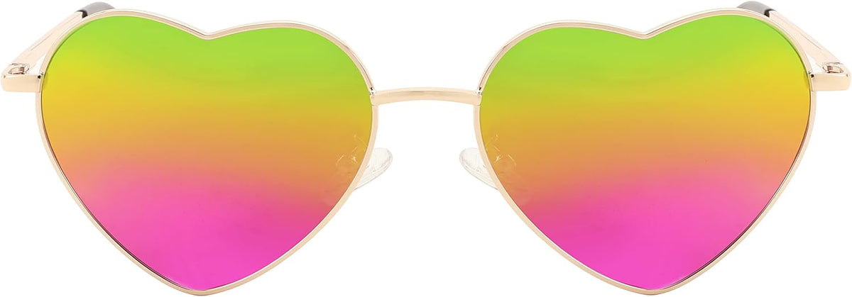 ÉÌƷͼƬ 7 | B0BP6HX1R6 | FEISEDY Polarized Heart Sunglasses Women Men Metal Frame Cute Lovely Glasses UV400 Protection B2375