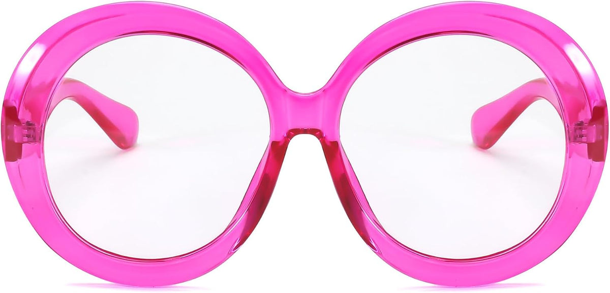 ÉÌƷͼƬ 19 | B0CQ26NQZS | FEISEDY Oversized Blue Light Blocking Glasses Women Men Retro Big Round Frame Eyewear Clear Lens Computer Glasses B2997