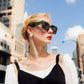 商品图片 14 | B0CNCTSQ2Z | FEISEDY Trendy Polarized Sunglasses, Oversized Irregular TR Frame for Women Men, Retro Shades UV400 B0016