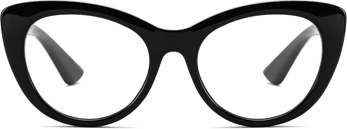商品图片 3 | B0DFPWRH8W | FEISEDY Cat-Eye Blue Light Reading Glasses for Women Thick Fashion Anti- Glare Digital Eyestrain Readers B0230