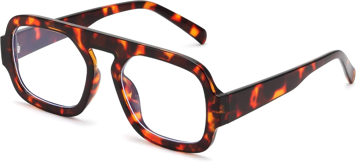 ÉÌƷͼƬ 26 | B0F26B3L2C | FEISEDY Fashion Aviator Blue Light Blocking Glasses for Woman Men B0285
