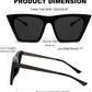 商品图片 6 | B08R8QL6DQ | FEISEDY Vintage Polarized Square Cat Eye Sunglasses Women Trendy Fashion Cateye Polarized Sunglasses B2692