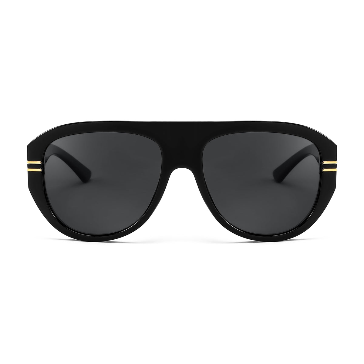 FEISEDY Retro Polarized Aviator Sunglasses Men Women 70s Sun Glasses B4150