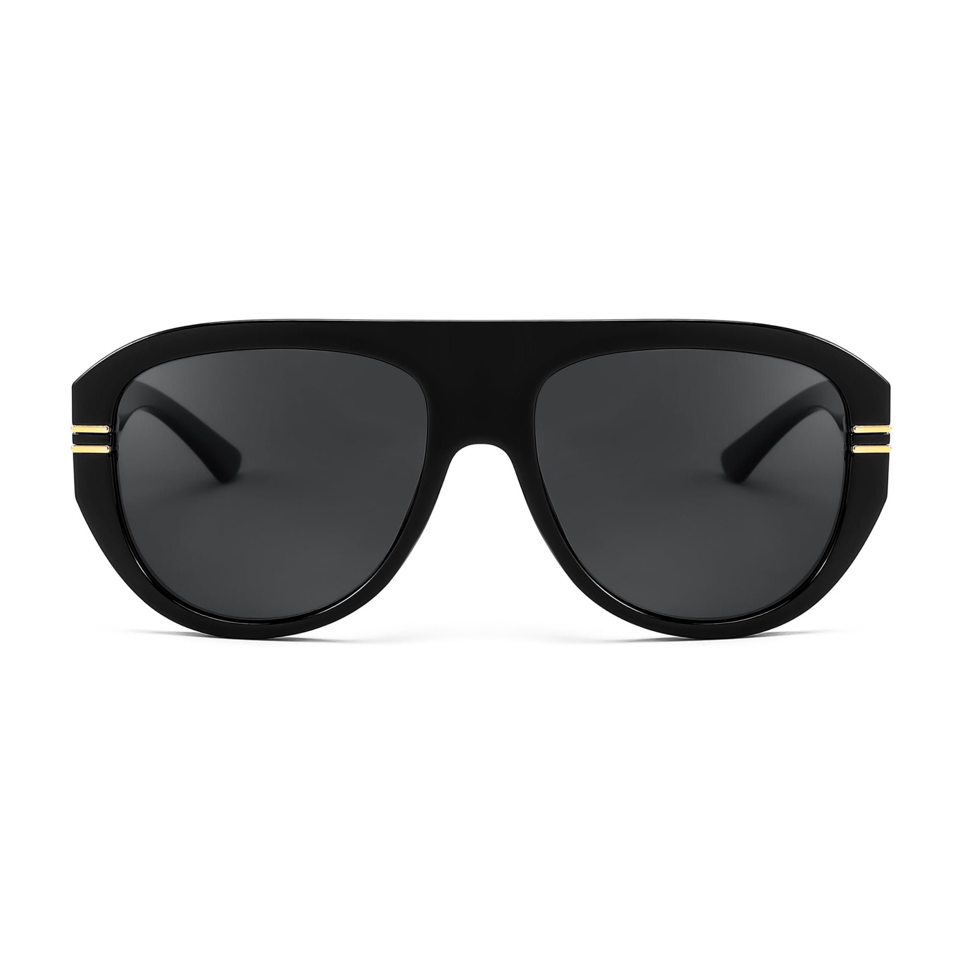FEISEDY Retro Polarized Aviator Sunglasses Men Women 70s Sun Glasses B4150