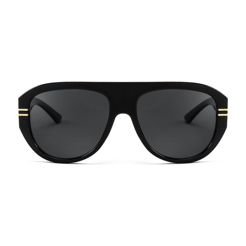 FEISEDY Retro Polarized Aviator Sunglasses Men Women 70s Sun Glasses B4150