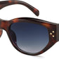 005 Brown Tortoise | Gradient Grey Lens / 50 Millimeters | B0BZ89WSMW | FEISEDY Sunglasses Womens, Retro Cat Eye Sunglasses, Fashion Vintage Cute Stylish UV400 Sunnies B2365
