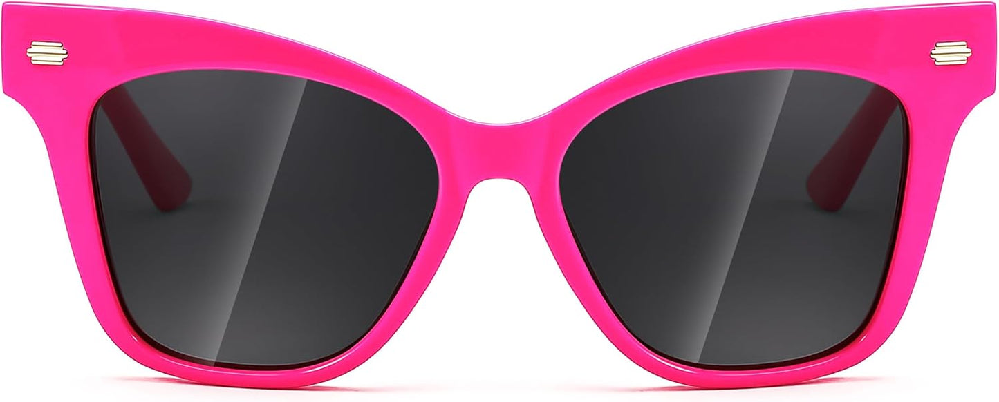 商品图片 18 | B0CJNSZC8B | FEISEDY Trendy Polarized Sunglasses, Retro Cateye Frame for Women, UV400 Protection Shades B0009