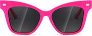 ÉÌƷͼƬ 18 | B0CJNSZC8B | FEISEDY Trendy Polarized Sunglasses, Retro Cateye Frame for Women, UV400 Protection Shades B0009