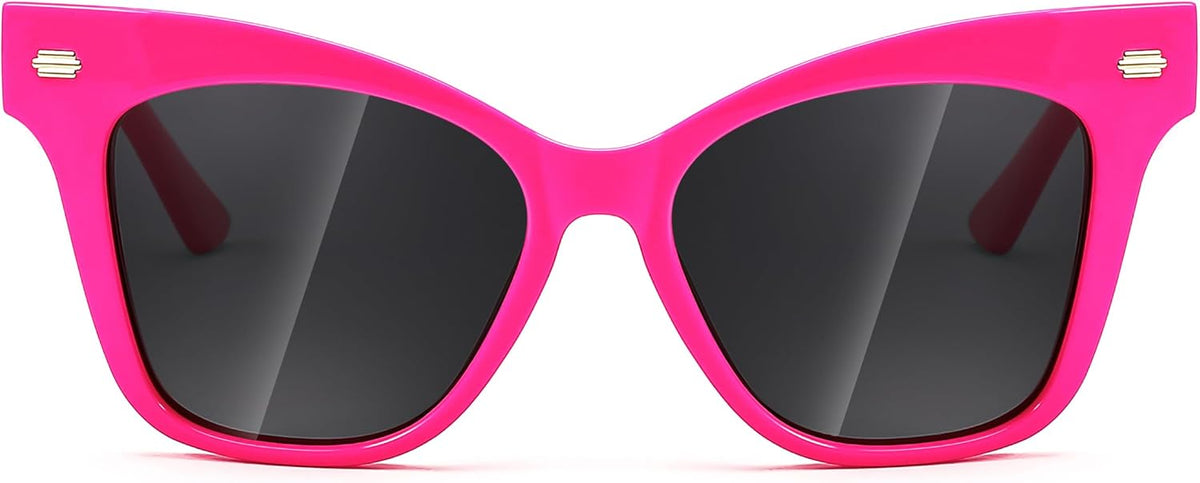 ÉÌƷͼƬ 18 | B0CJNSZC8B | FEISEDY Trendy Polarized Sunglasses, Retro Cateye Frame for Women, UV400 Protection Shades B0009