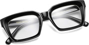 ÉÌƷͼƬ 38 | B082SGFPVF | FEISEDY Glasses Frame Womens, Square Thick Eyeglasses Frame, Classic Eyewear for Men B2461